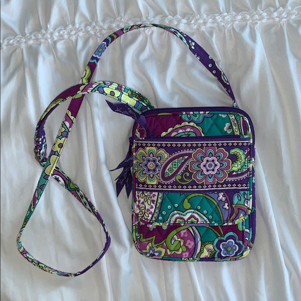 Vera Bradley Purple Floral Cross Body Purse